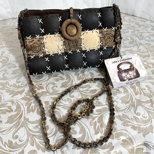 Handmade Coconut Crossbody Handbag By Isha from Jamaica